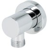 Brass wall connection elbow chrome-plated, 1/2" x...