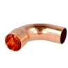 Soldered fitting copper bend 90° 54 mm F/M