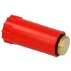 Protection plug 3/4", red with brass thread