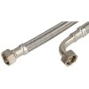 Stainless steel connection hose 500 mm 1/2" nut x...